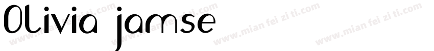 Olivia jamse字体转换